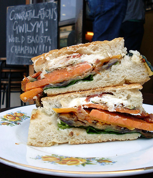 vegetarian-sandwich-and-world-barista-champion-signage